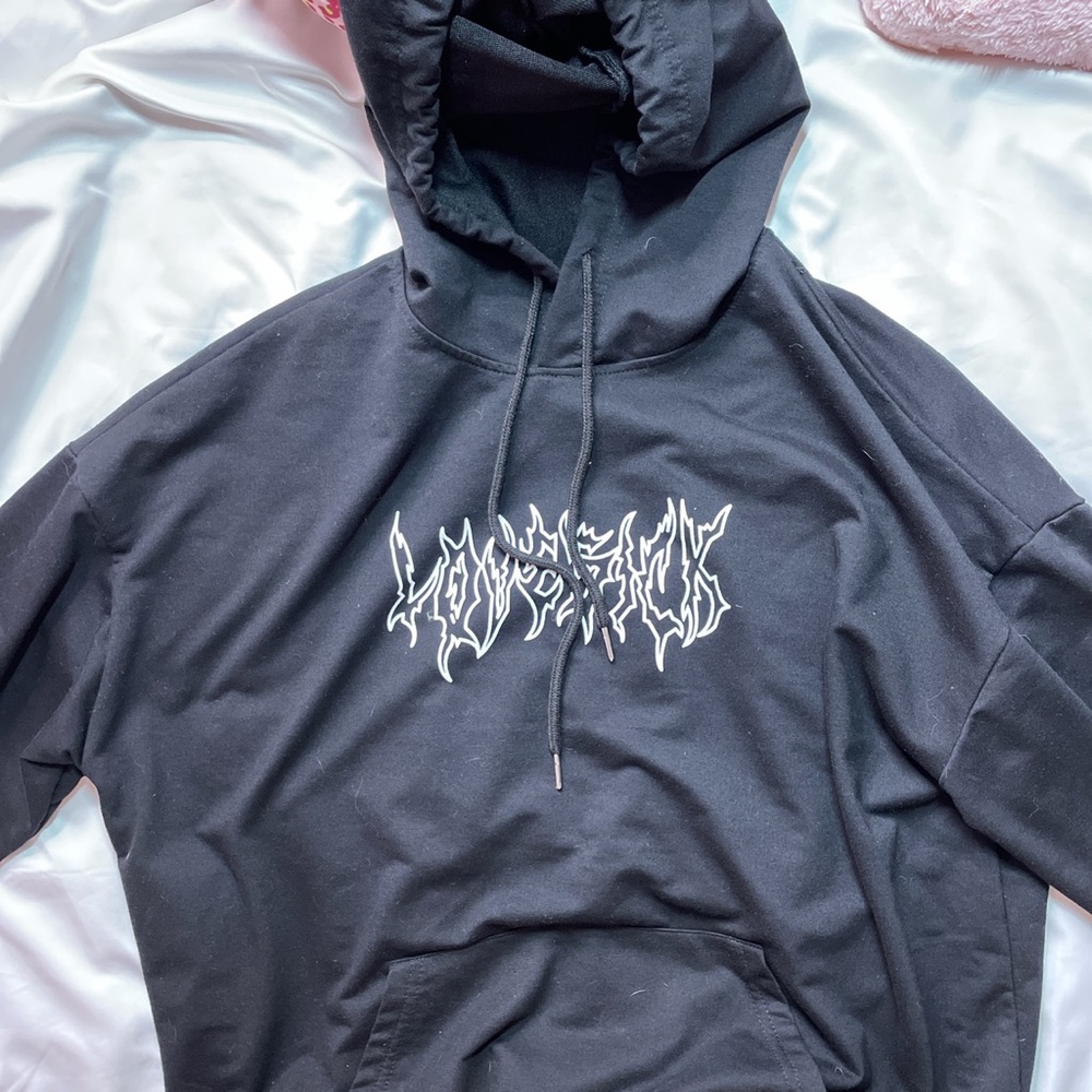 Gothic oversized hoddie M worn only once